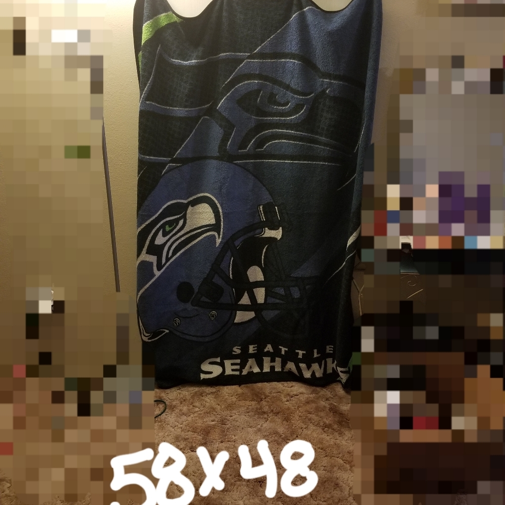 🏷4/25 Seahawks fleece blanket